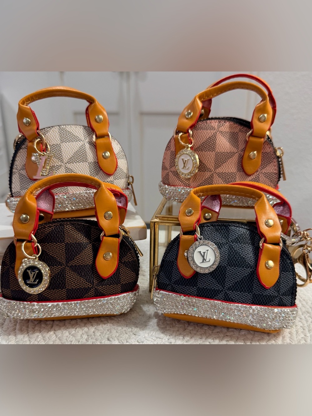 New |Fashion Mini Satchel Bag with Top Handles & LV novelty Charm-Pick a color❣️